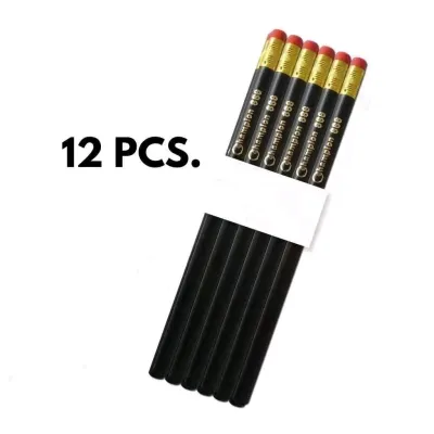 BTS🥇 Pencil Lapis 12pcs Yellow Pencil No.2 Jumbo Black Pencils Lapis School Supplies