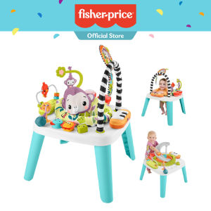 Fisher-Price 2-In-1 Purple Monkey Musical Baby Activity Center & Toddler Play Table