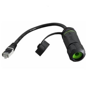 RJ45 CAT6 Waterproof Connector M20 IP68 Cat6 8P8C Ethernet LAN Cable Coupler Female to Male Outdoor Networking Adapter