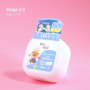 One Baby Mall BZU BZU DentiBiome Kids Toothpaste (Strawberry/Blueberry) (Stage 2-3) Age2-12 - 150g