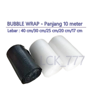 Bubble Wrap Eceran 10 meter x 40 cm 30 cm 25 cm 20 cm 17 cm Tebal Bubblewrap Babel Ekonomis Paket
