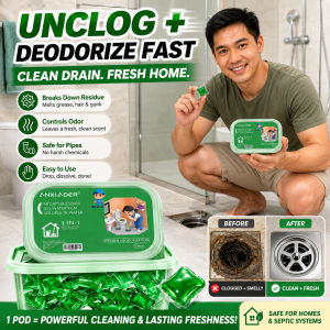 Drain Cleaner Deodorizer Water Soluble Beads Drain Cleaner Quick Unclog Deodorize Kitchen Bathroom Use