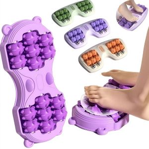 ALLUCK Raised Foot Massager Trigger Point Reflexology Cat Paw Foot Roller Massager High Quality Relaxation Foot Acupressure Massager Office Home