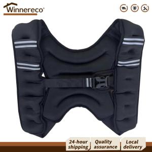 [Winnereco Flagship Mall] Weighted Vest 5KG Body Weight Vest Exercise Set Double Adjustable Buckle Straps for Workout Strength Training Running Fitness