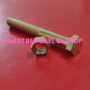10 PCS Baut BMK Baut Mur Kuning M10