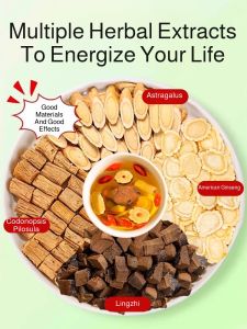 Home Standing Lingzhi Energy Tea Sanfu Double Ginseng Miaoli Kang Recovery Energy Drinks