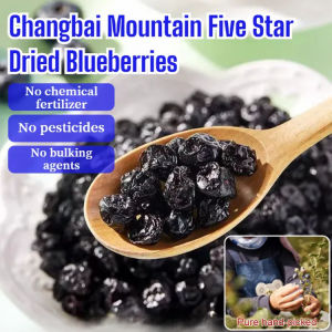 Changbai Mountain Dried Blueberries Northeast Specialty Snacks Blueberry Dried Fruits No Sugar Additives No Additives Blueberry Baking长白山蓝莓干