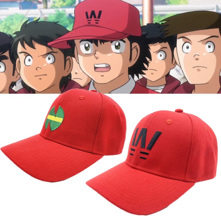 {hat shop} Mũ Anime Captain Tsubasa Biểu Tượng Nhóm Cosplay Wakabayashi ...