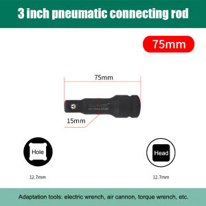 1/2" Drive Deep Impact Socket Set Hex Socket Impact Wrench Hex Socket Head 8mm/10mm/12mm