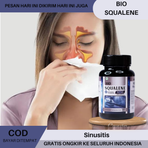 Bio Squalene - Sinusitis Rhinitis Polip Hidung Hidung Meler Bersin Akibat Alergi Dingin