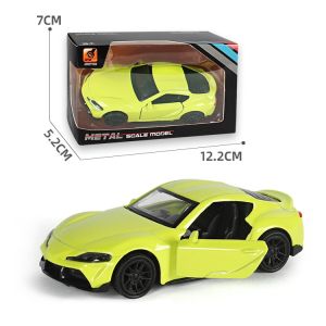 Childrens toy car Ferrari GTR Toyota Hummer alloy car model 1:43 metal pullback simulation car ornaments