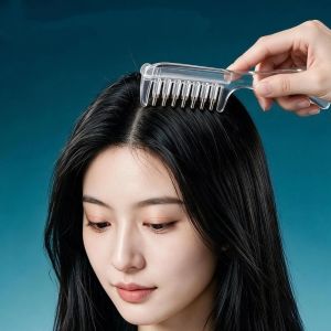 GENENIC Đa chức năng Lược massage dạng lỏng Chăm sóc tóc Chống xơ rối Lược massage da đầu Lược chải tóc Chống tĩnh điện Máy thoa thuốc dạng đầu di động Da đầu nữ