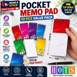 BELIEVE HOTS Spiral Notebook 10PCS Wire Bound Notebook Mini Notebook Pocket Notebook Small Writing Notebook Memo Pad 80 Leaves School Supplies