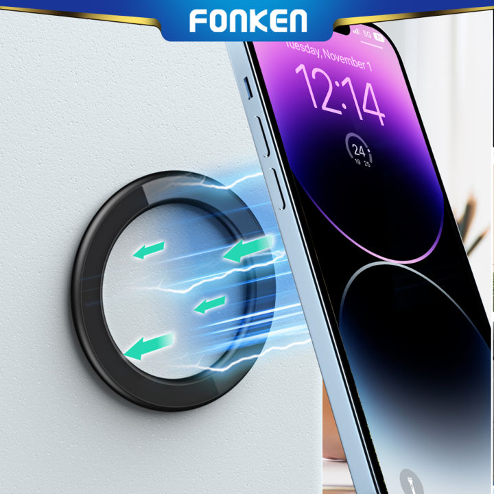 FONKEN Strong Magnetic Ring Wall Holder For Mag/safe I-phone 14 Pro Max 12  13 Mini 11 Samsung S22 Plus S22 S21 Powerful Magnet Car Mount Lazada PH