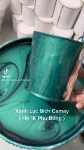 Màu Sơn camay Xanh Lục Bích Đậm Ms14 ( sơn oto-xe máy) đóng gói tùy chọn