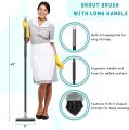 Grout Brush with Long Handle, 49'' Tile Cleaner Tool for Shower, Floors Scrubber for Bathroom Cleaning. 