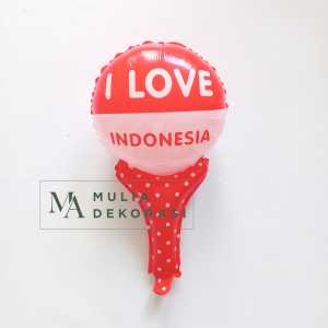 Balon Pentungan Bulat Foil Dirgahayu Republik Indonesia 17 Agustus