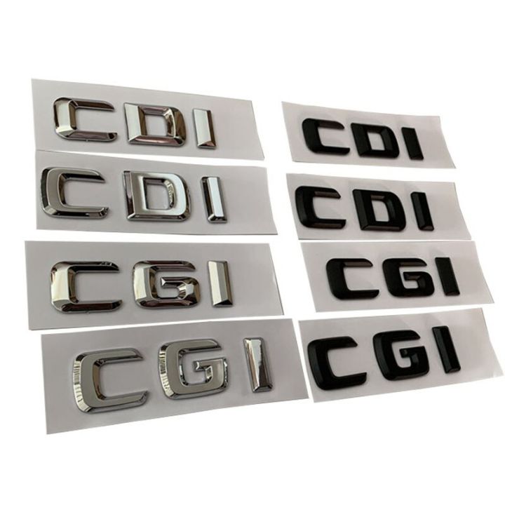 Buy Chrome Silver Letters Number Trunk Rear Badge Emblem for