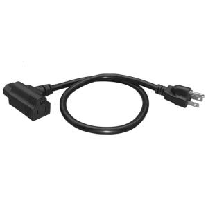 Đa năng chuyên nghiệp 14awg dây cáp điện với đôi cửa hàng NEMA 5 15p để C13 và 5 15R cao biểu diễn