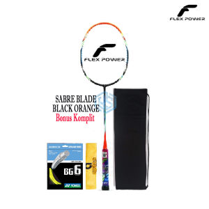 Raket Badminton Flex Power Saber Blade Bonus Komplit