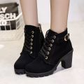 A-Linna Ladies korean Fashion Boots #888 High heel (ADD 1 SIZE BIGGER)#888. 