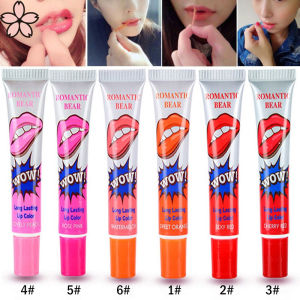 หน้ากากลอกออกกันน้ำแพ็คสีทาทามิลิปกลอสเครื่องสำอาง ลิปสติกติดทนนาน