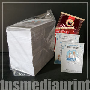 (100pcs) undangan kopi mini kecil 75x105 free foto bisa ulang tahun pernikahan khitanan sunatan syukuran tasyakuran aqiqah