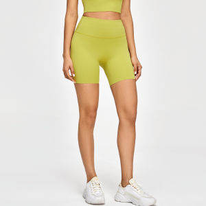 Lycra Fitness Shorts Barely-There Tight-Fitting Yoga Wear High-Waisted with Butt Lifting Quick-Drying Sports GD0006-A