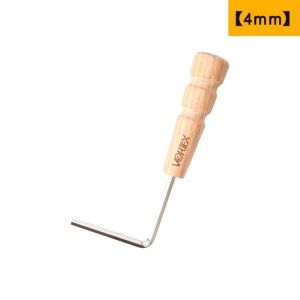 AKZDXE Wooden Handle Guitar Tool Extended Version 4mm/5mm Guitar Special Wrench Neck Adjustment Rod Hexagonal Wrench