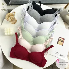 New Anti-slip Plus Size Bra Cup C Middle Age Mom's Thin