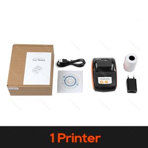 Mobile Printer 58mm PT-210 Thermal Receipt Printer (Bluetooth+USB Connection) Support Loyverse Grab