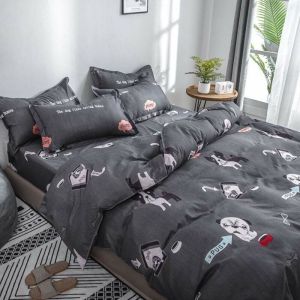 Vỏ bọc mền (vỏ chăn) có khoá kéo poly cotton mẫu Cây Thông Tuần Lộc Xanh - Chăn mỏng đa năng không kèm ruột