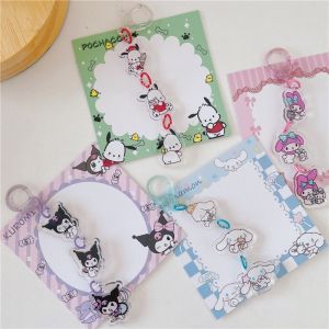 Sanrio พวงกู้เกิดคริลิค จี้การ์ตูนอนิเมะ Hello Kitty Cinnamonroll Kuromi Melody - น่ารัก สำหรับสวนที่หยุดเวลา สำหรับเด็กผู้หญิง