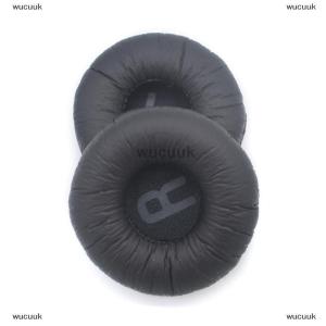 wucuuk แผ่นรองหูฟังหูฟังหูฟังเปลี่ยนหูฟัง EAR Pad PU Leather เส้นผ่าศูนย์กลาง70มม.