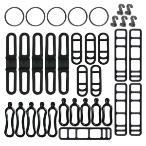 1set Bikes Light Replacement Mount Silicone Band Elastics Belt Tie Flashlight Stand Bandages Fixing Bandages Belt