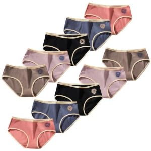 10-Piece Girls Panties Cotton Solid Fashion Adolescent Children Underwear Schoolgirl Knickers Breathable Teenager Girls Briefs2026