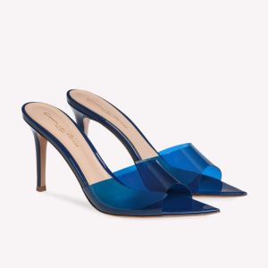 High Heels Womens Sandals Shoes 8.5cm Transparent High Heels Size 42 Summer Dress Sandals British Style High Quality2026