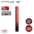 MAYBELLINE OFFICIAL Color Sensational Ultimatte Lipstick Make Up - 1.7gr (Lipstick Dengan Formula Ringan & Nyaman Dengan Hasil Flawlessly Smooth). 