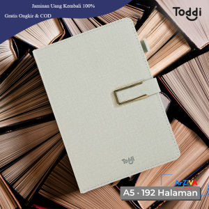 Toddi Notebook Buku Jurnal Catatan Diary Cover Kulit A5 - JSK25 - Brown