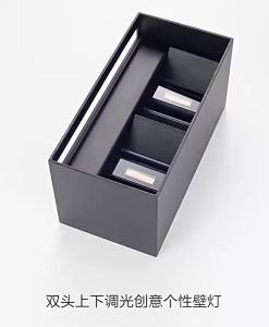 SXH NEW  New Product led Outdoor Wall Lamp Double Head Hotel Corridor Bedside Lamp Courtyard Villa Decoration Waterproof Wall Washer Lamp