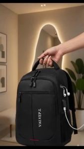 FRIDA BAG#5959  Functional Mens 16inch Large Capacity Nylon 1-Color Backpack For Students/Travel bag