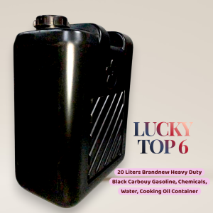 20 Liters Brandnew Heavy Duty Black Water Storage/ Water High Quality Container/ Carbouy Gasoline Chemicals Water Cooking Oil Empty Container/Carbooy Storage Water jug/ Water Bottle Jar