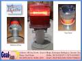 Solar Warning Light (Red) Blinker Beacon Light. 