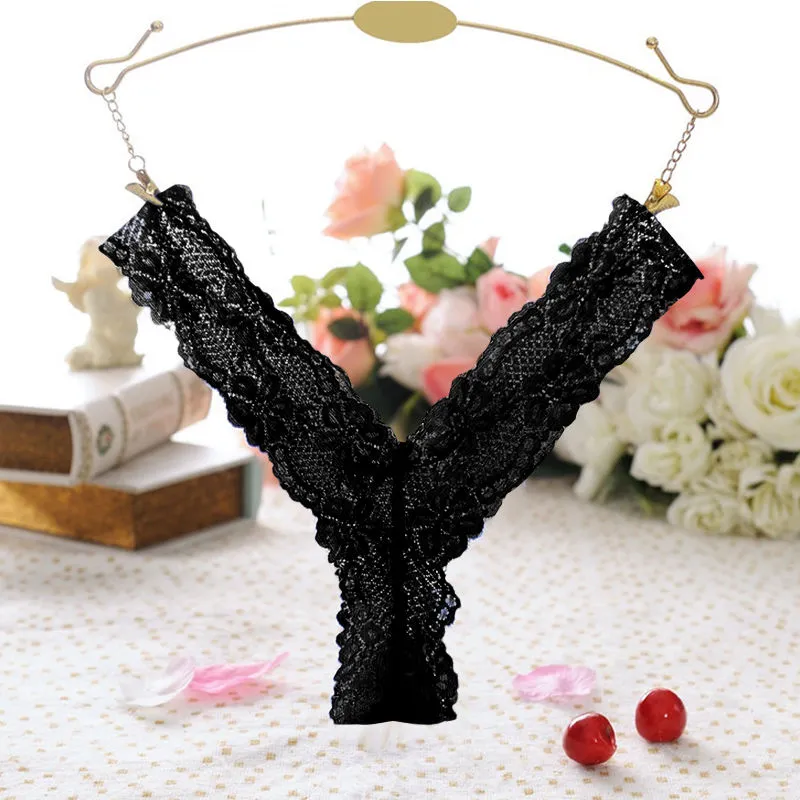 Sexy Lace Floral Thong Ladies Panties Embroidered Mesh Yarn Perspective Young  Women Girls Underwear Hot T Pants G String Thong From Dgw168, $5.46