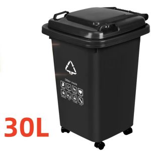 TC Nikko Trash Bin 100 Liters Capacity with Wheels