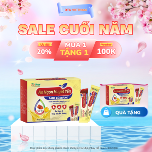 Thạch ăn Yến huyết Tâm An Hỗ trợ tăng cường tiêu hoá ăn ngon ngũ ngon tăng sức đề kháng Hộp 20 gói