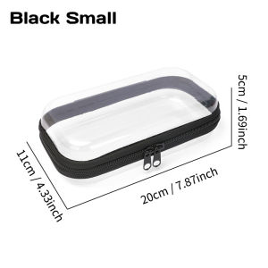 Waterproof Transparent PVC Storage Bag Cosmetic Toiletry Organizer Zipper Multi-Purpose Storage for Clothes Document