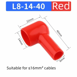MACRAMEX 1/10PCS Rubber Battery Terminal Covers Optional Protective Sheath Insulating Cover Terminal Boot Protector Insulating Protector Replacement PVC Cable Protector Battery Terminals