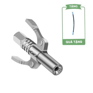 Bơm mỡ bò 2 cánh 6 chấu cao cấp  Dụng cụ bơm mỡ bò Đầu bơm mỡ bò tặng kèm dây