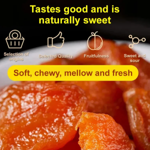 【Sweet and Soft】Additive-Free Pitted Dried Red Apricots. Naturally sweet chewy texture no sugar added rich in fiber and vitamins healthy snack for kids and adults perfect for baking. Ready Stock.【香甜软糯】无添加无核红杏干